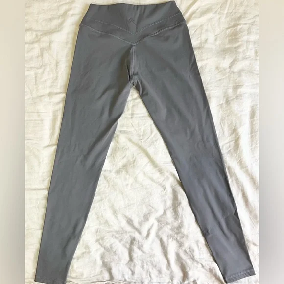 Oner Active Unified High Waisted Leggings - Charcoal Gray Size L - Picture 5 of 9